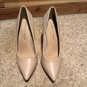 Christian Siriano Women's Beige Heels